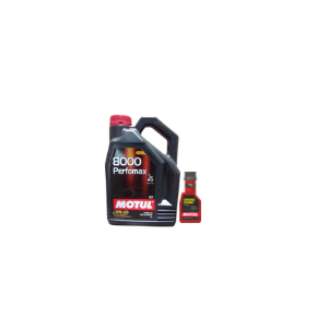Motul 8000 Performax 0W20 3L + 250ml Engine Flush Combo