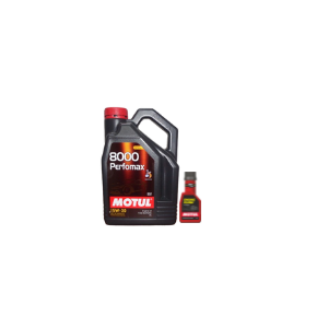 Motul 8000 Performax 5W30 3L + 250ml Engine Flush Combo