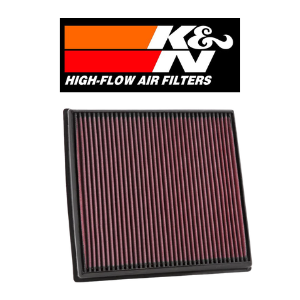 K&N High-Flow Lifetime Engine Air Filter for BMW 535i (5 Series), X5, 730Ld/740Li (7 Series) – Washable & Reusable, Improves Throttle Response, Premium Air Filter