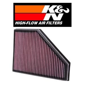 K&N High-Flow Lifetime Engine Air Filter for BMW X1, X3 2.0D