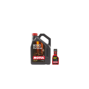 Motul 8000 Performax 5W40 3.5L + 250ml Engine Flush Combo