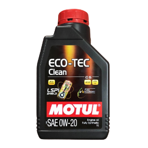 Motul Eco-Tech Clean 0W20 Fully Synthetic Engine Oil – 1 Litre | Advanced Fuel Economy & Engine Protection