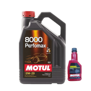 Motul 8000 PERFOMAX 0W-20 (3.5L) & Diesel System Cleaner 200ml